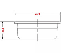 IMS B70 2 Cups H26.5 Precision Sieb M Pattern | Mocca Brasil