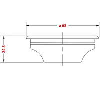 IMS Precision Sieb B68 1 Cup H24.5 (6-9g)