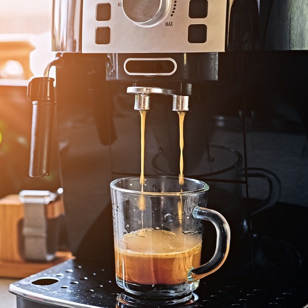 Professional coffee machine for home use.