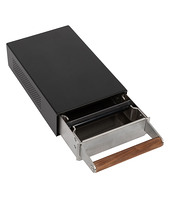 Profitec Sudschublade Matt Schwarz mit Holzgriff